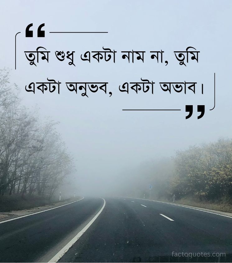 2 line Bangla Emotional Sad Quotes