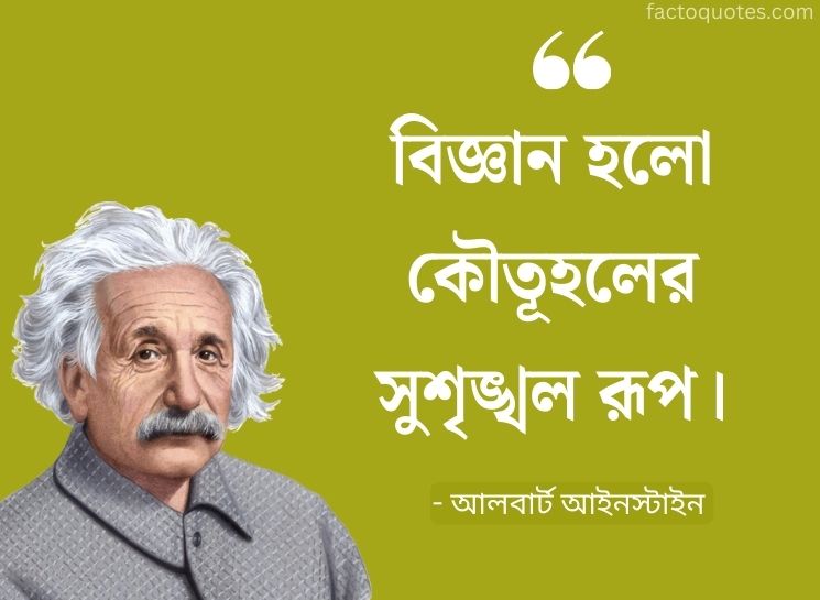 Albert Einstein Quotes in Bengali on Science