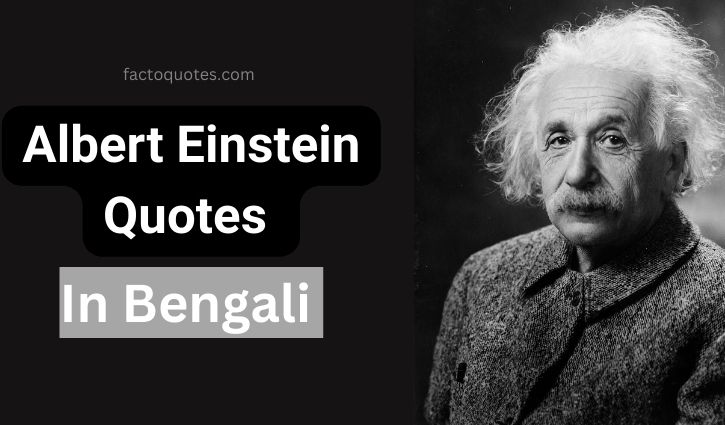 Albert Einstein Quotes in Bengali
