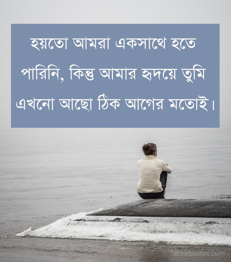 Sad Love Quotes in Bengali for Status