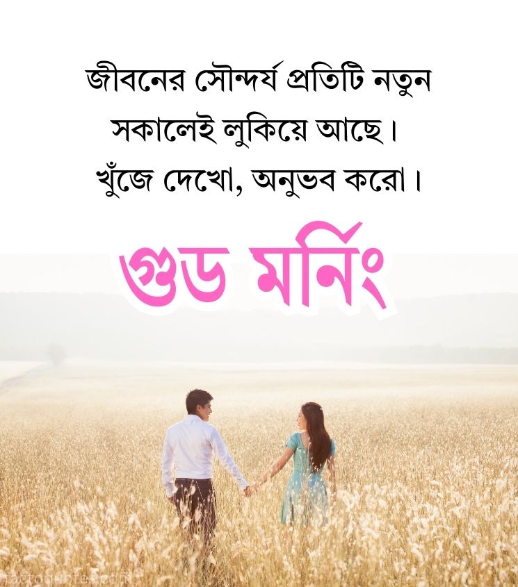 Bengali Good Morning Romantic Quotes for Couple