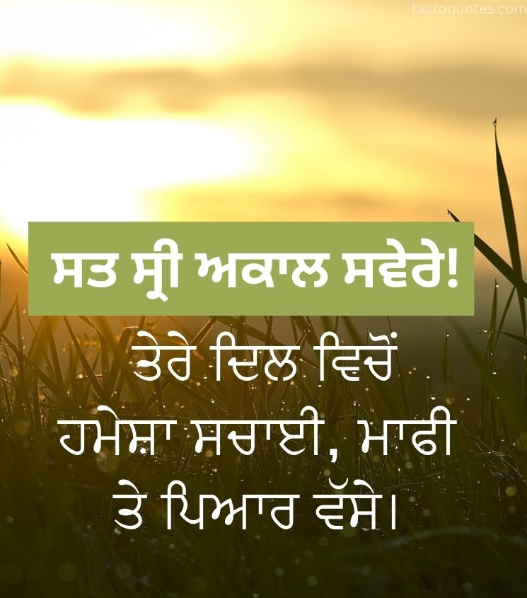 Good Morning Punjabi Pics