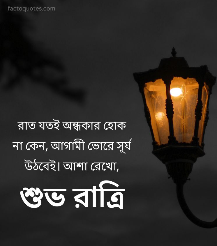 Bengali Good Night Images with Inspiring Quotes