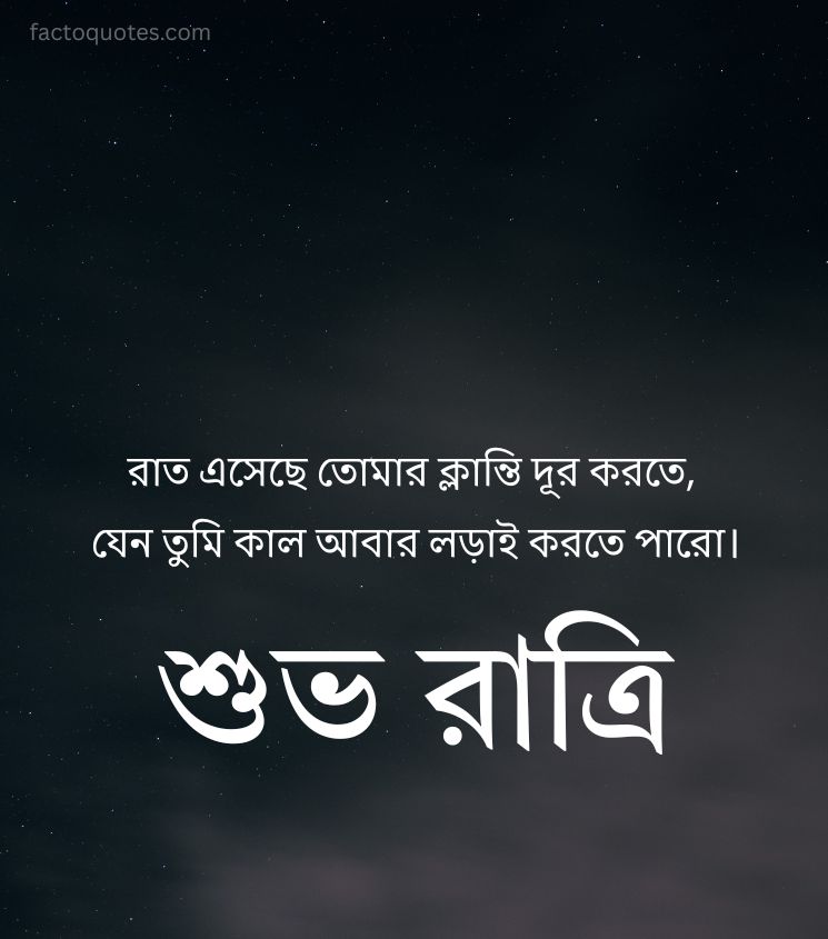 Good Night Bengali Quotes for Status