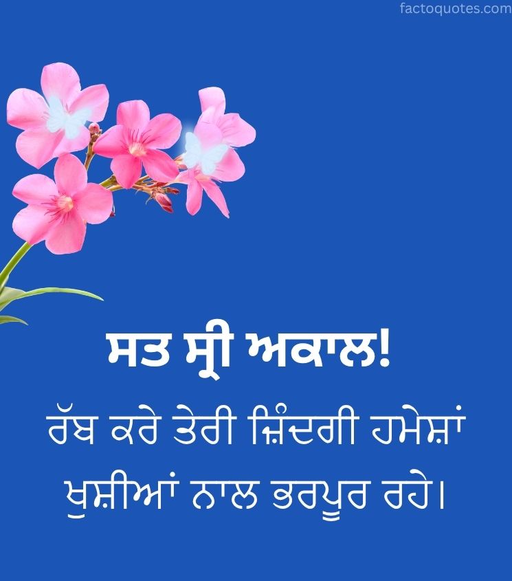 Good Morning Punjabi Flower Images