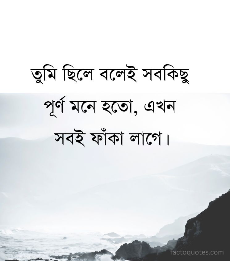 Best Sad Quotes in Bengali for Lovers