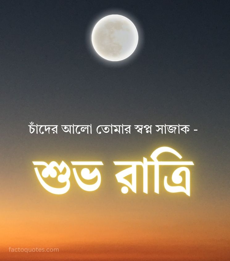 Shubh Ratri Images with full moon