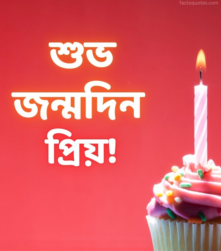 Bengali Shubho Janmodin Wishes for Lover
