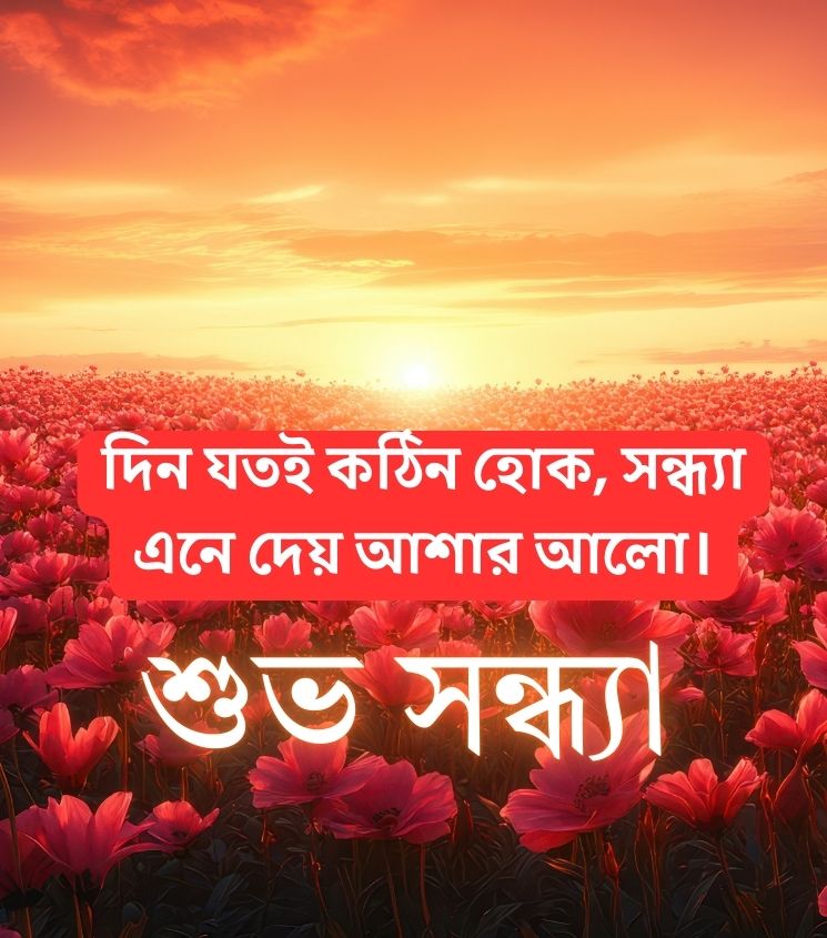 Bengali Subho Sandhya Quotes for Friends