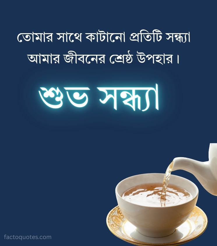 Good Evening Greetings for Lover in Bengali