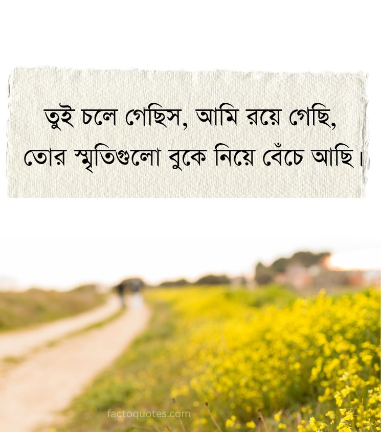 2 Line Emotional Shayari in Bengali for Him