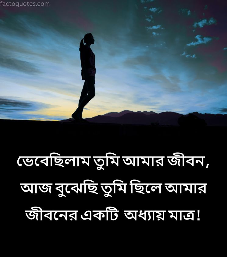 Sad Breakup Quotes in Bengali for Status