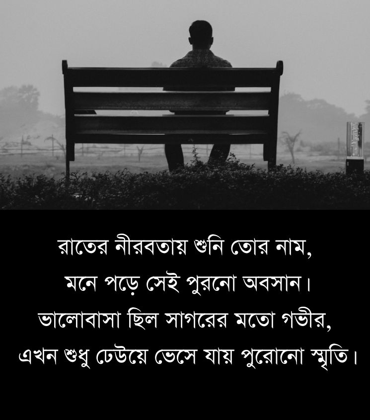 Bangla Shayari for Sad Lovers