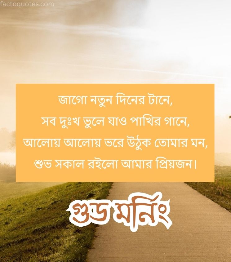 Bengali Good Morning Shayari