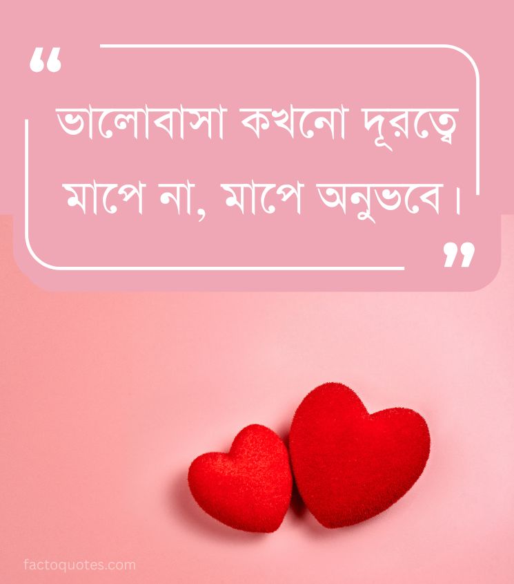 2 Line Bengali Long Distance Love