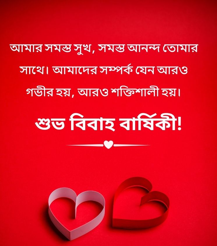 Bengali marriage Anniversary Greetings for Couple