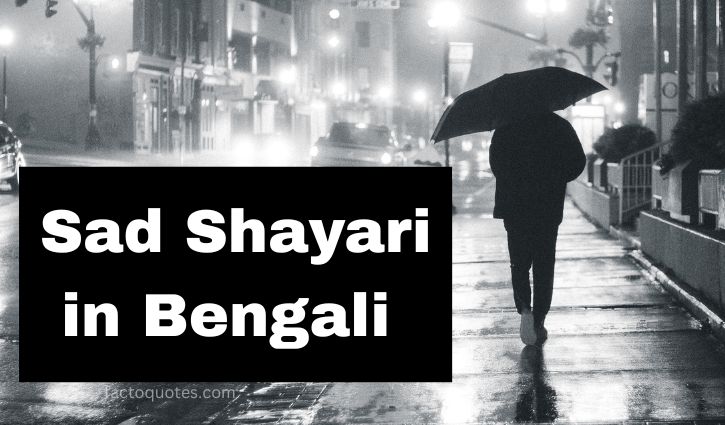 Sad Shayari in Bengali