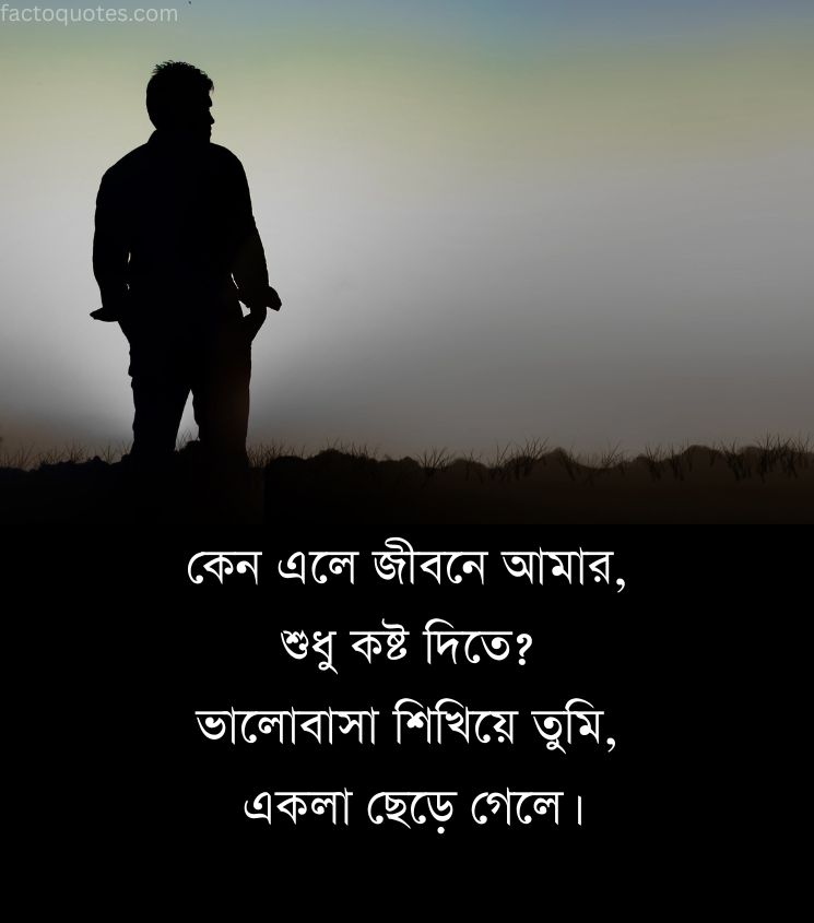 Emotional Shayari in Bengali for Boys