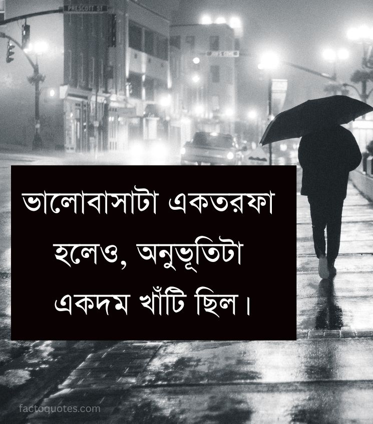 Bengali One Sided Love Shayari