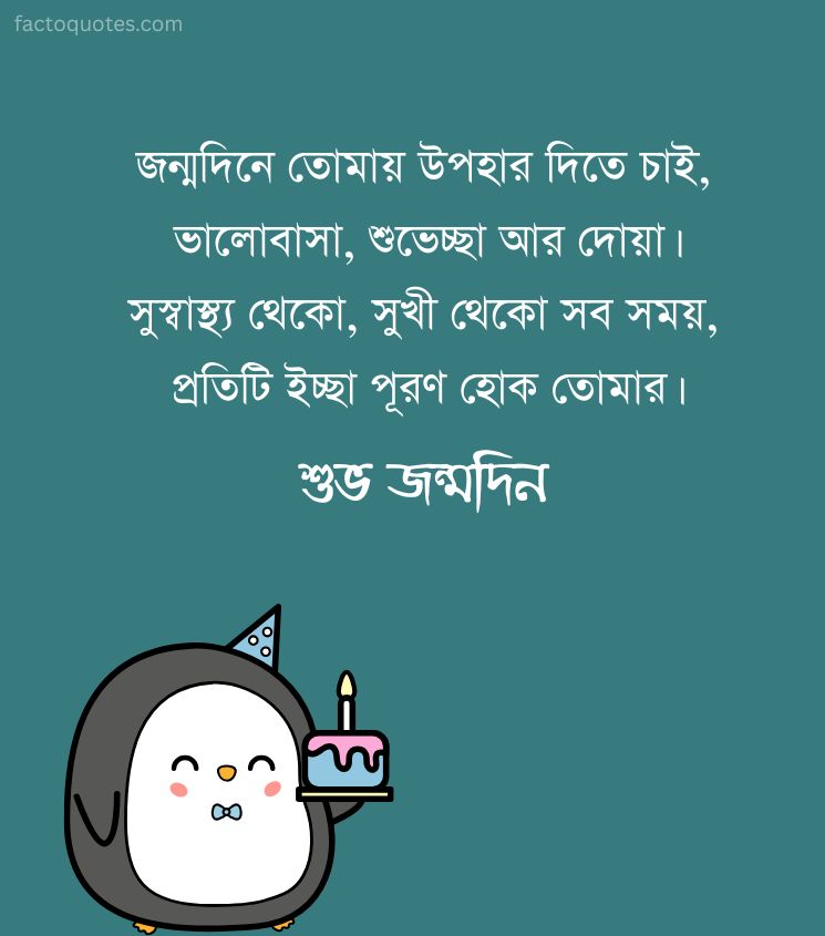 Bangla Birthday Poetry