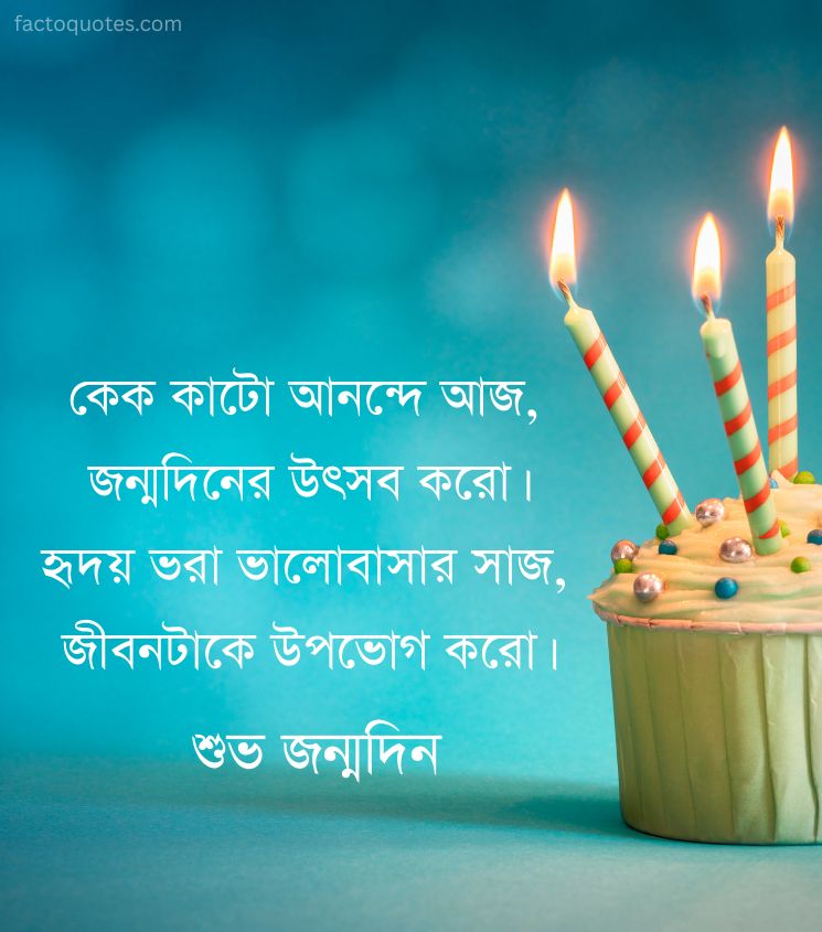 Bangla Birthday Poetry Shayari for Friend