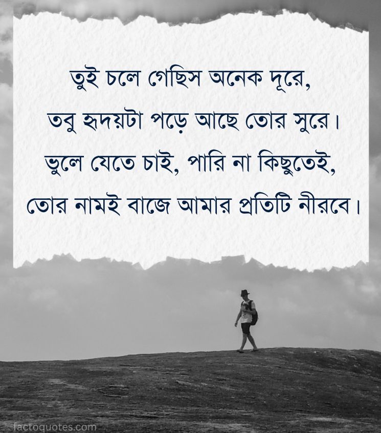 Sad Shayari Bengali Images for Status