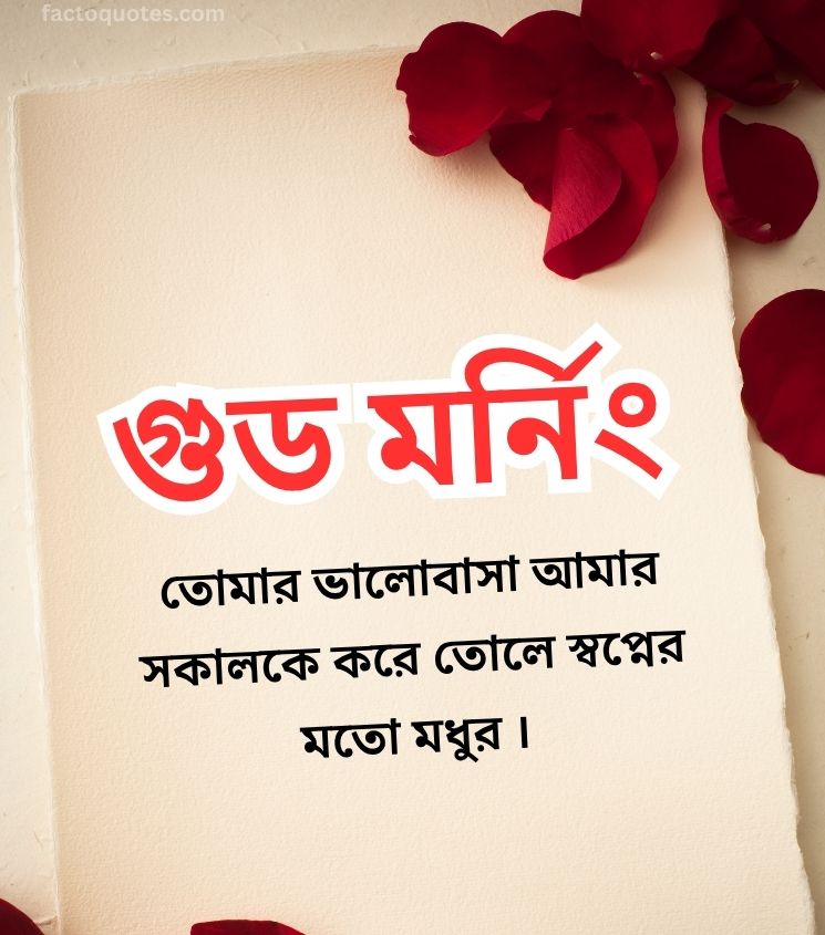 Good Morning Romantic Wishes Bangla Pics