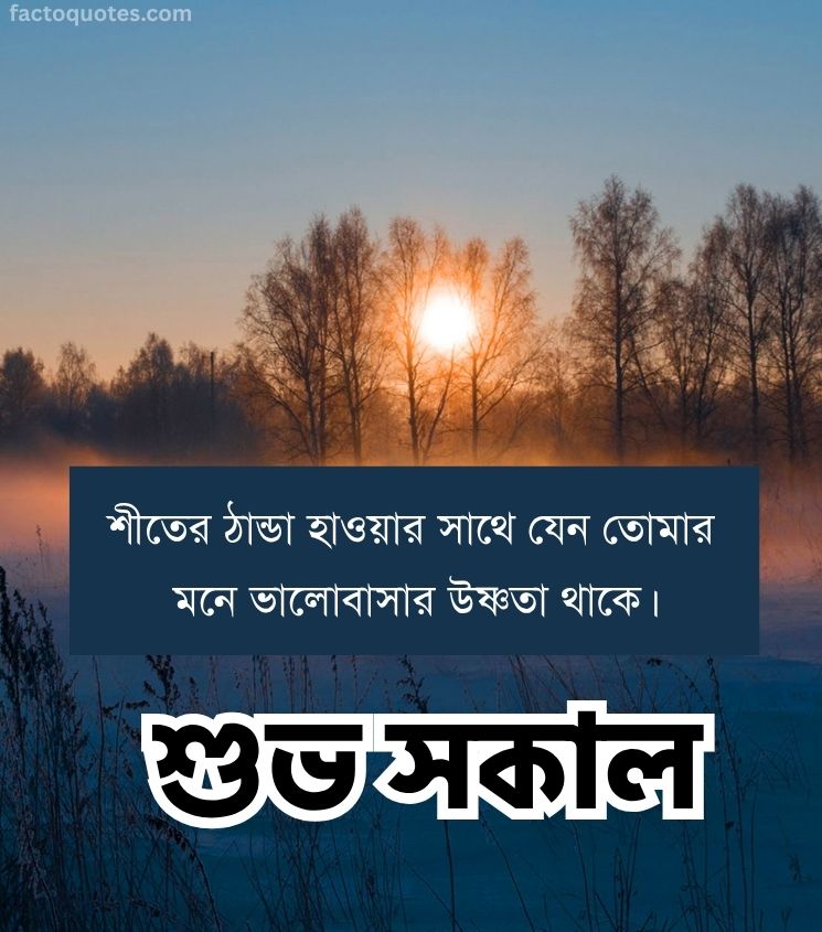 Good Morning Winter Bengali Pics