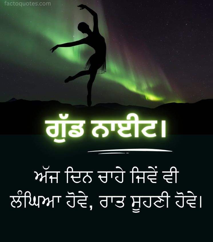 Punjabi Good Night Pics with Inspiring Quotes