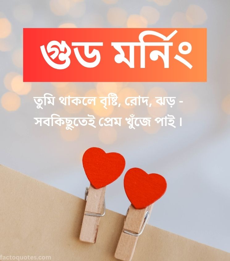 Good Morning Love Wishes in Bengali