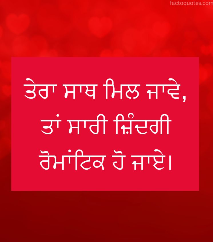 Beautiful Love Status in Punjabi