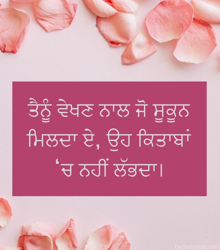 Punjabi Quotes on Love for Her
