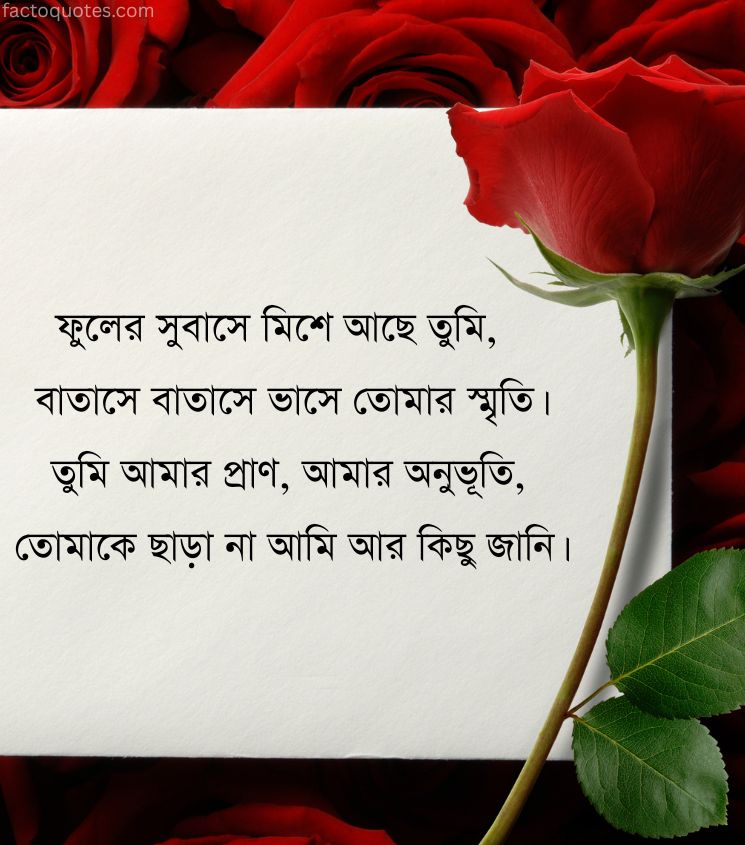 Bengali Romantic Love Shayari for Her