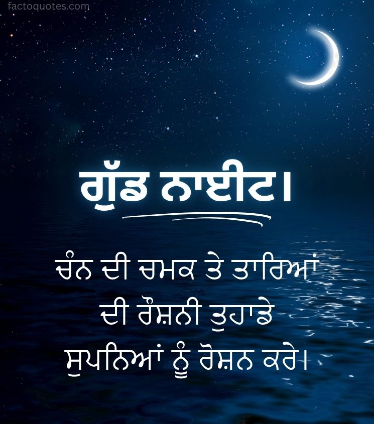 Good Night Wishes in Desi Punjabi Style