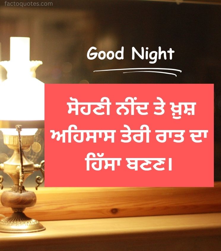 Good Night Greetings Pics in Punjabi Language