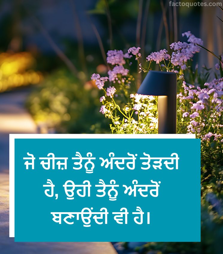 Thoughtful Life Status in Punjabi