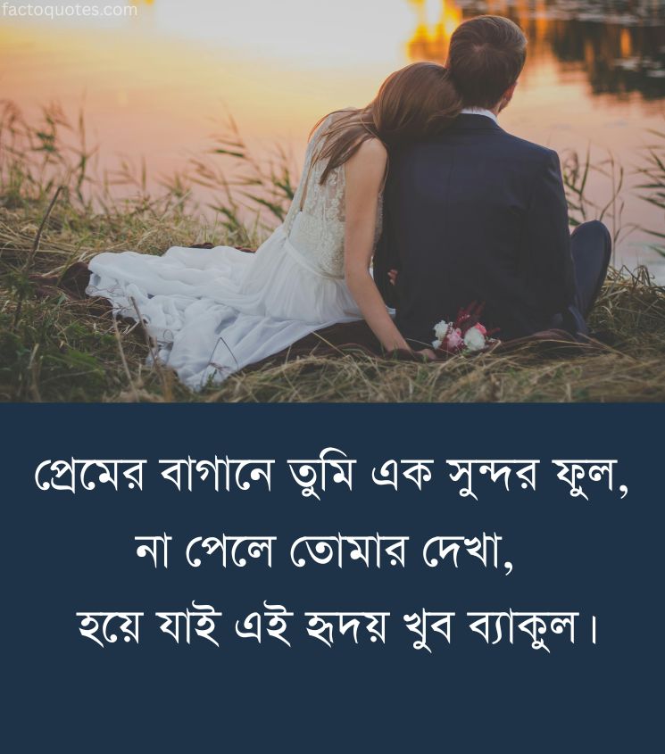 Romantic Poetry Shayari in Bengali for Him