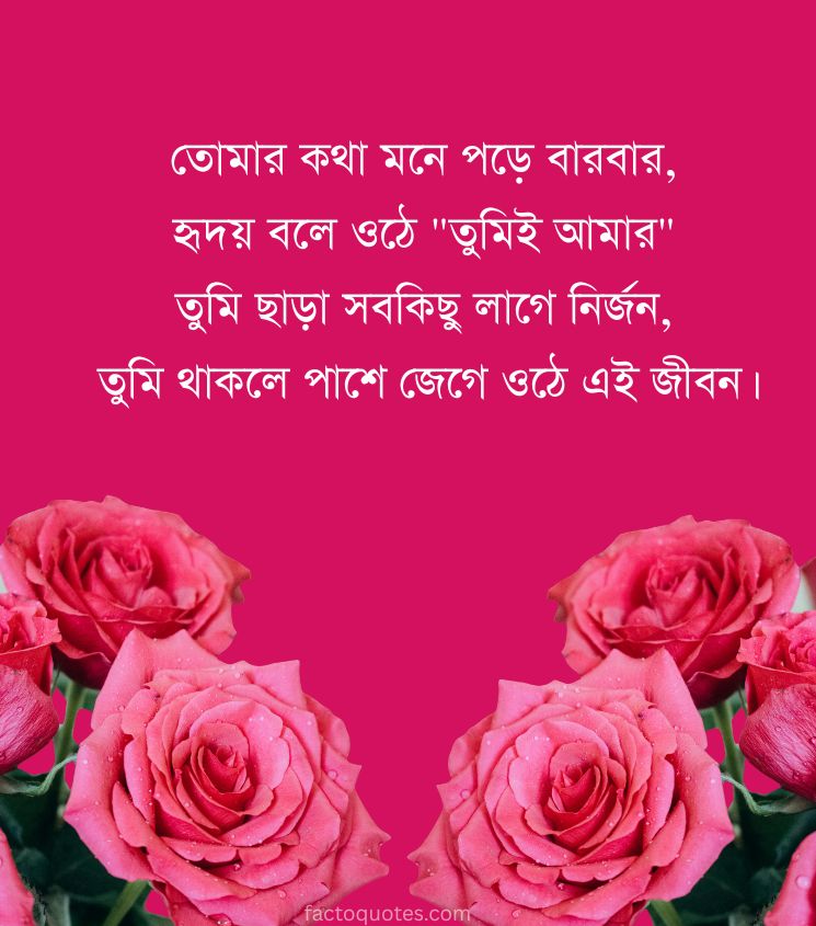 Romantic Love Poetry Bengali Language