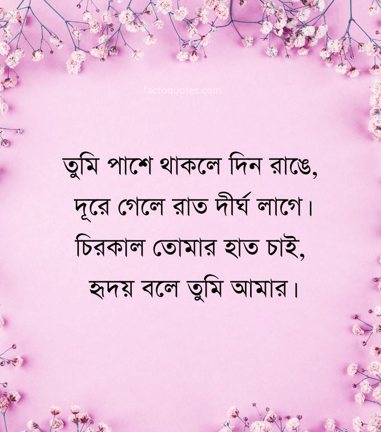 Romantic Love Poetry Bengali Status