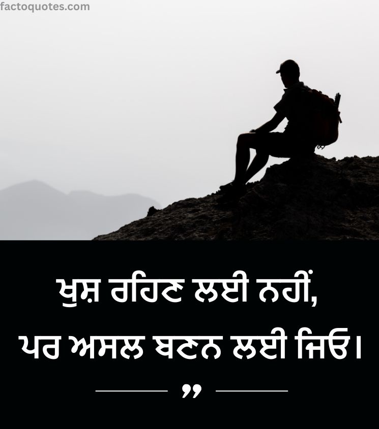 2 Line Sad Life Quotes in Punjabi
