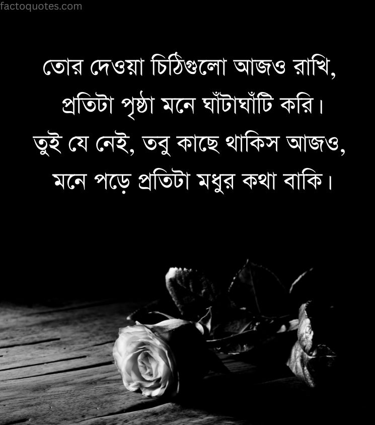 Sad Lover Shayari in Bangla Language