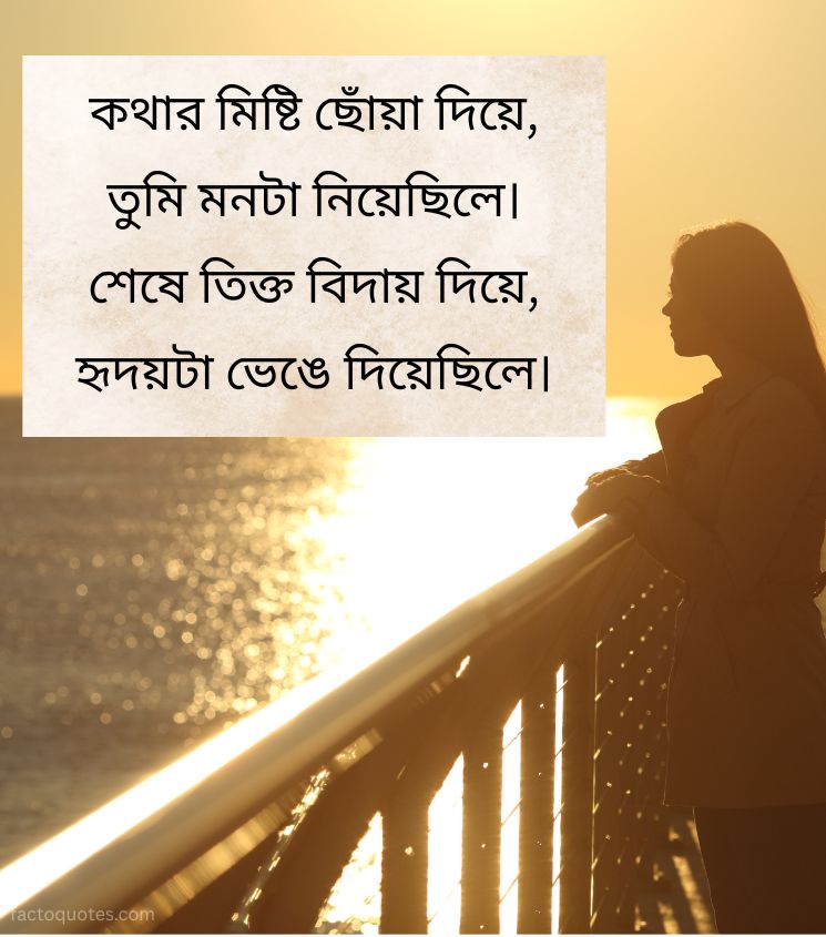 Bewafa Shayari Status in Bengali