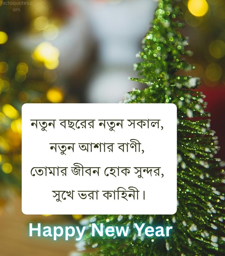 Beautiful Happy New Year Shayari in Bengali
