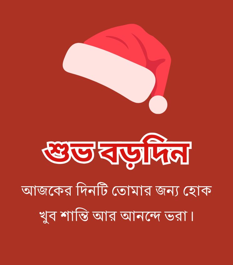 Bengali Merry Christmas Quotes for Status