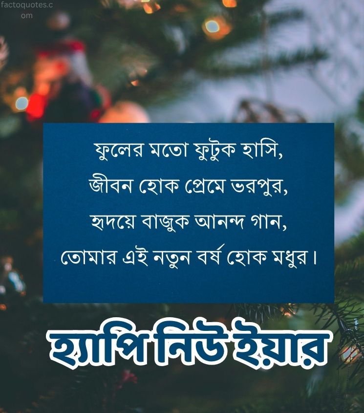 Happy New Year Shayari in Bengali for Lovers