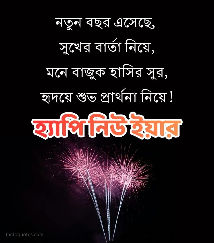 New Year Shayari in Bengali for Status
