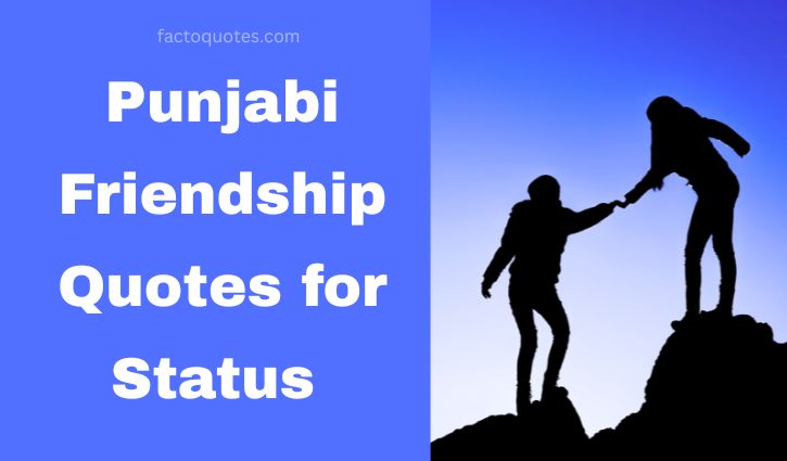 Punjabi Friendship Quotes for Status
