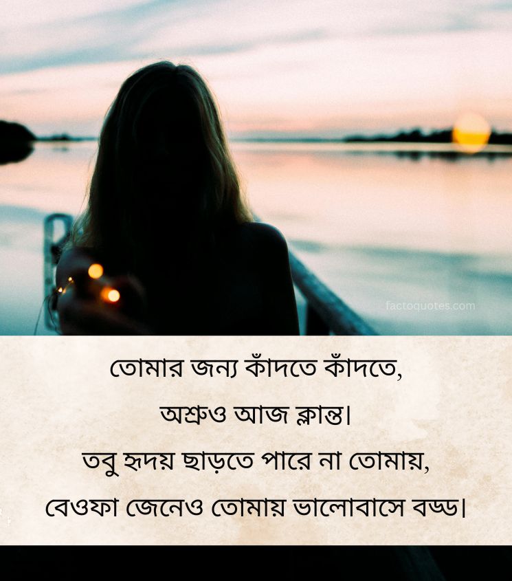 Sad Bewafa Shayari in Bengali