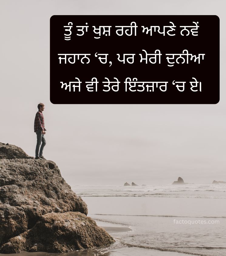 Punjabi Emotional Sad Quotes for Status