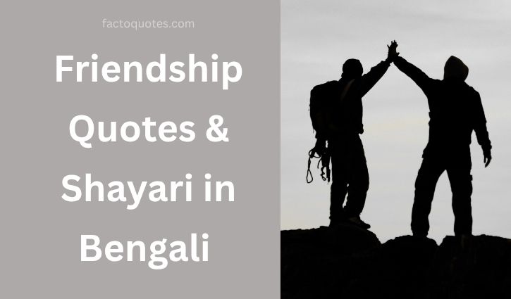 Friendship Shayari in Bengali